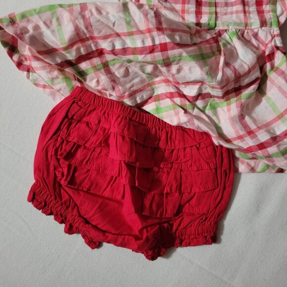 Gymboree So Berry Cute NWT 3-6 month outfit, VGUC 3-6 Outlet Hat set.Located A24 - Picture 2 of 2